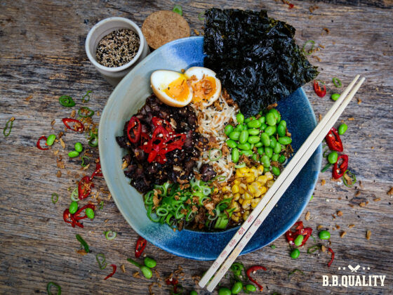 Beef ribfingers ramen recept | No Rubbish No Mercy | Maikel | BBQuality