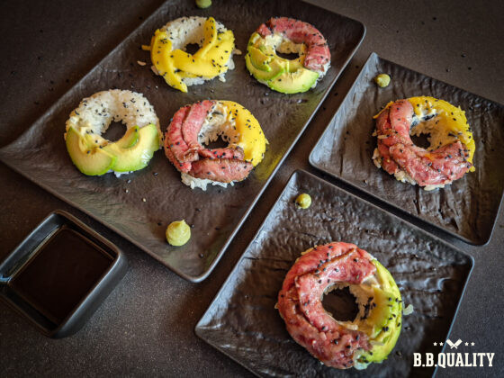 Wagyu sushi donut recept | Wagyu saku entrecote | BBQ -rookie | BBQuality