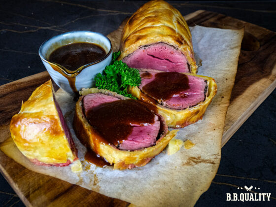 Beef Wellington pakket recept | Centre cut | Serranoham | SPG rub | Kenneth | Maikel | BBQuality