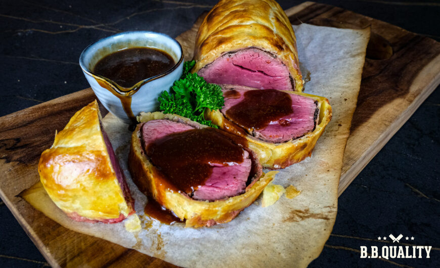 Beef Wellington pakket recept | Centre cut | Serranoham | SPG rub | Kenneth | Maikel | BBQuality