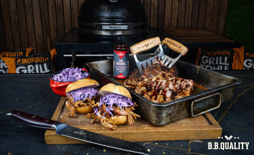 Pulled pork pakket recept | The Original | BBQuality Pork Rub | Vlees injectie spuit| Meat claws | Aluminiumfoliet | BBQuality