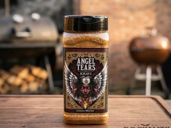 Pot Angel Tears KHAVI BBQ rub 360g met luxe kruidenmix voor vlees, kip, vis en groenten
