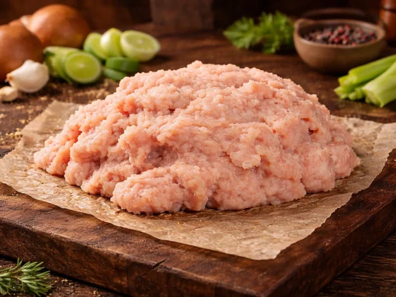 Kippengehakt mals en licht gekruid voor pasta en burgers