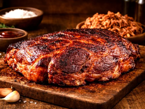 Iberico speenvarken Boston butt zonder zwoerd voor pulled pork BBQ